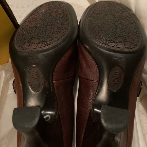 Sofft •💋 Cafe Mocha Leather Low Mary Janes-Excellent Buy-NWOT! - Picture 6 of 6
